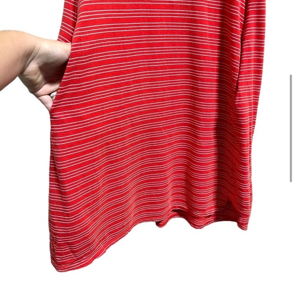 Nau Organic Cotton Striped Sleeveless Shirt  Dress Women’s Size Small - Picture 7 of 14